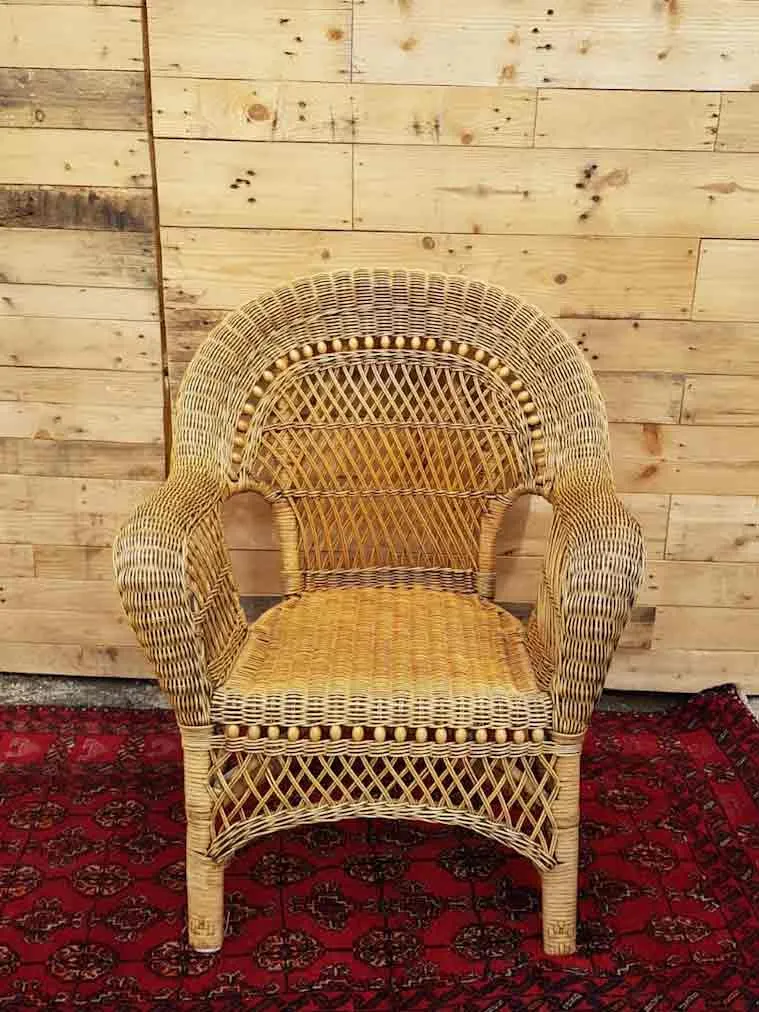 Chairs: Vintage Wicker Chair