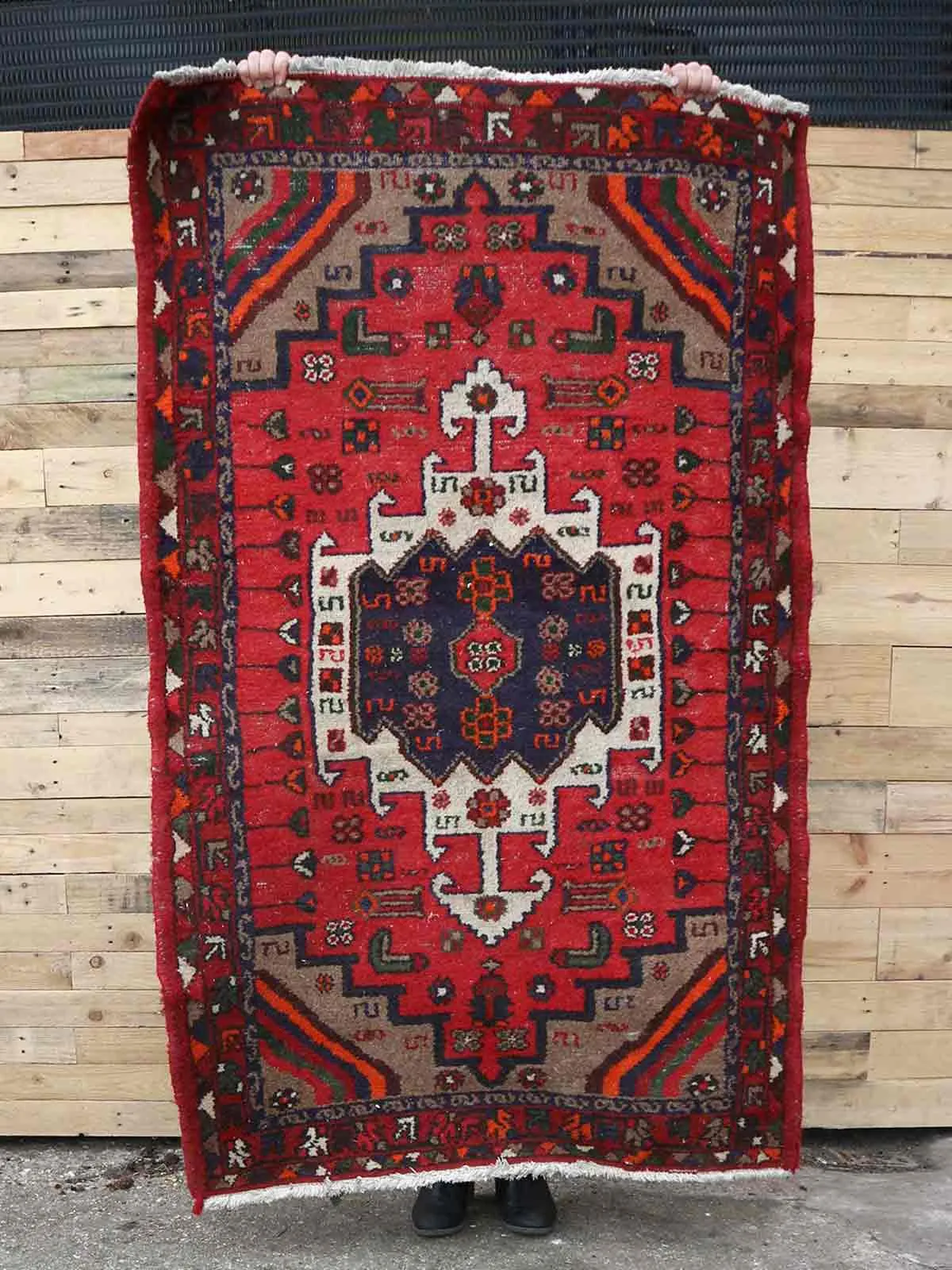 Rugs & Runners: Red Aztec
