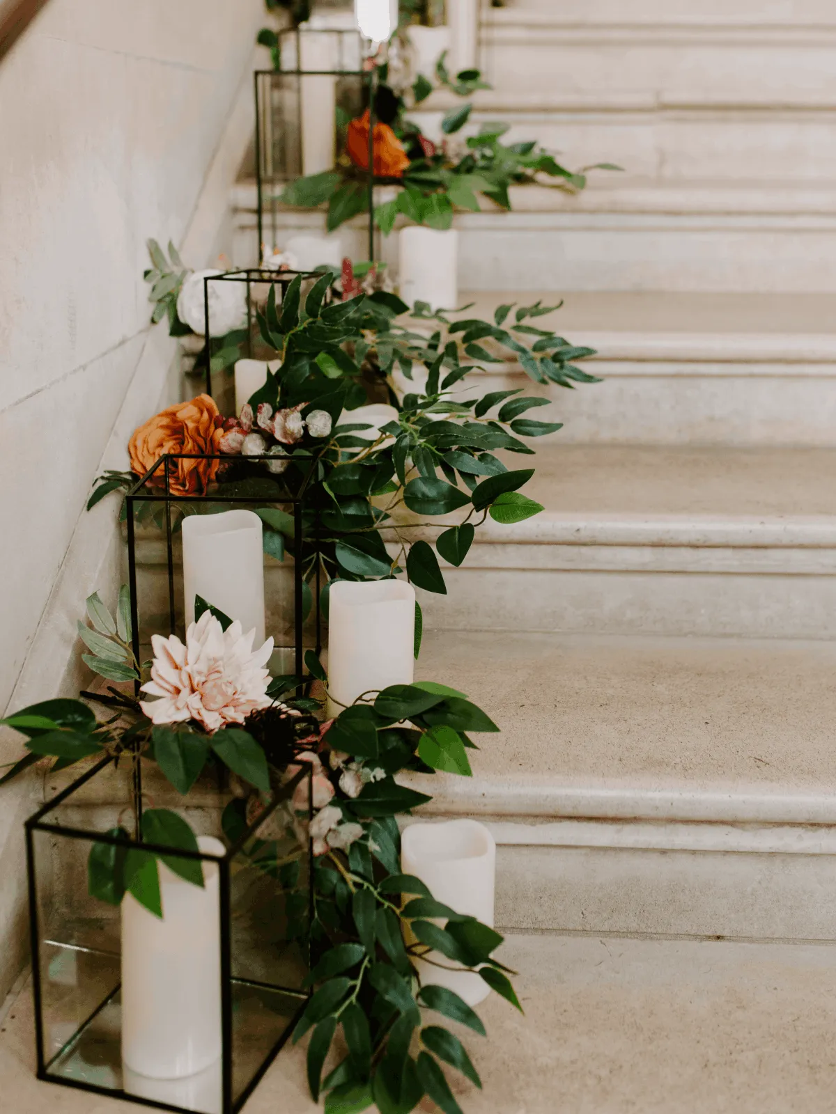 Lanterns: Black Square Cylinders