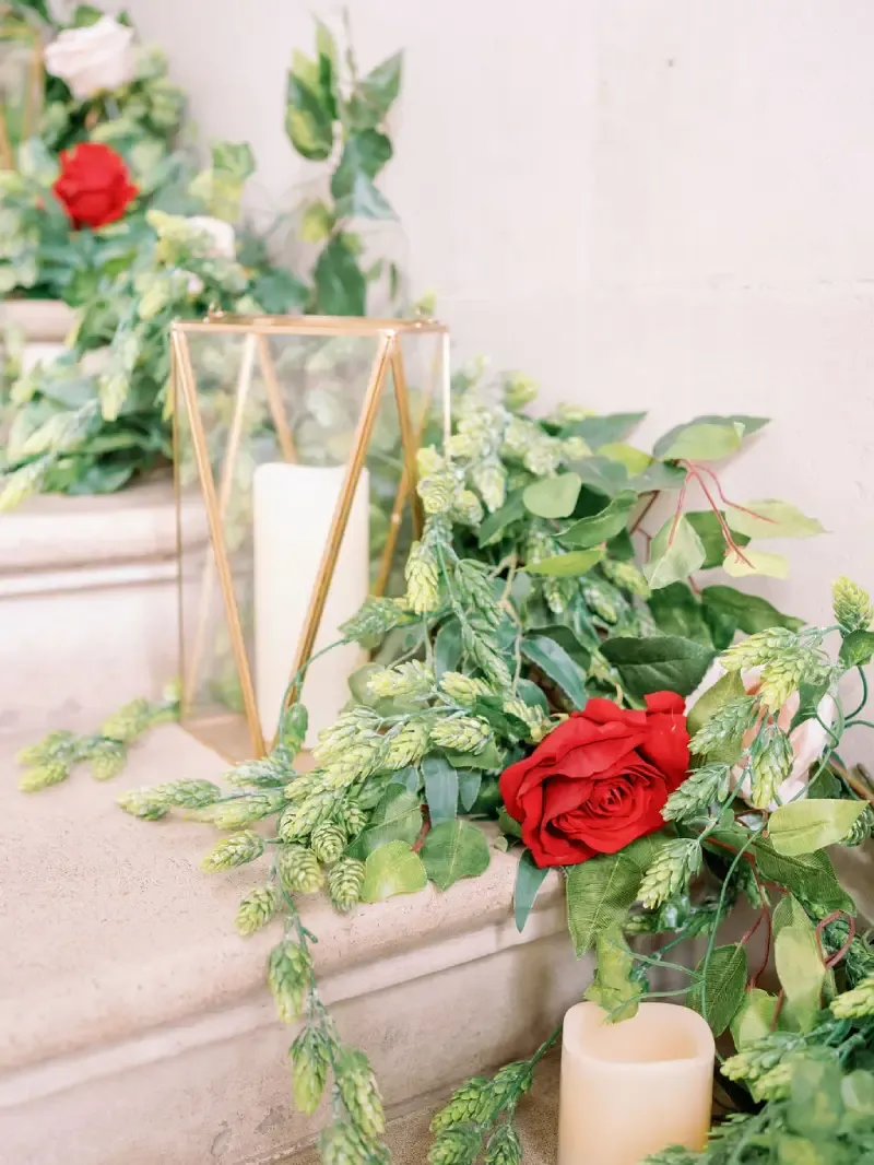 Lanterns: Gold Geometric