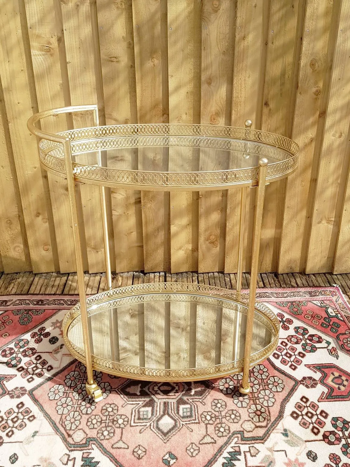 Other Props: Mirrored Gold Trolley