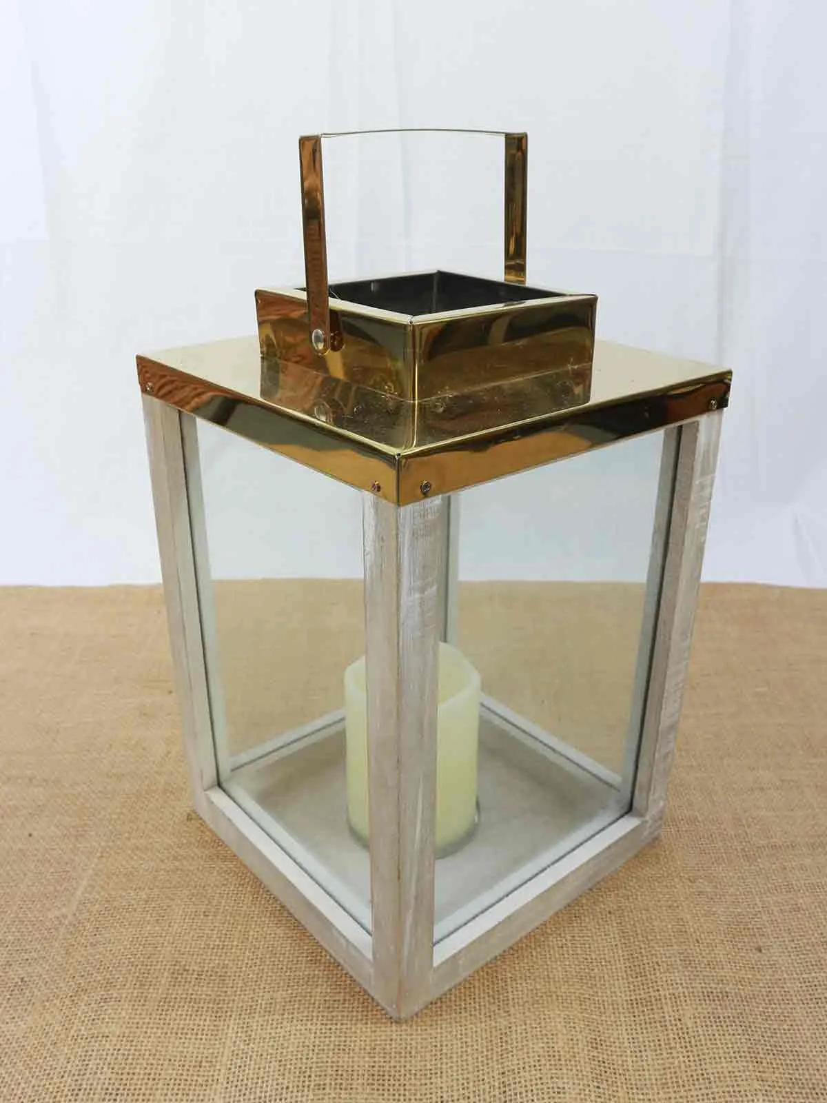 Lanterns: White & Gold