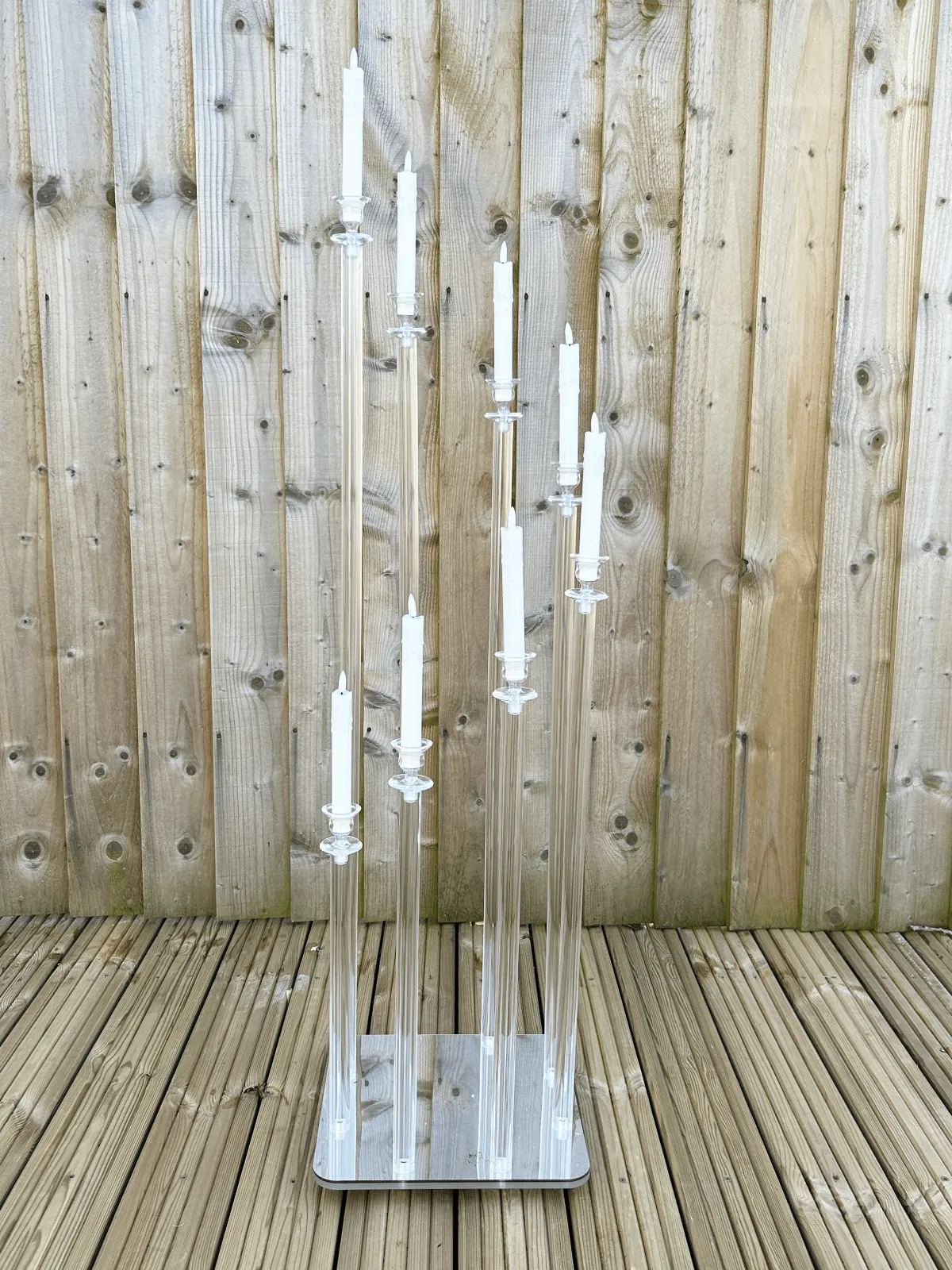 Candlesticks: Acrylic Candelabra