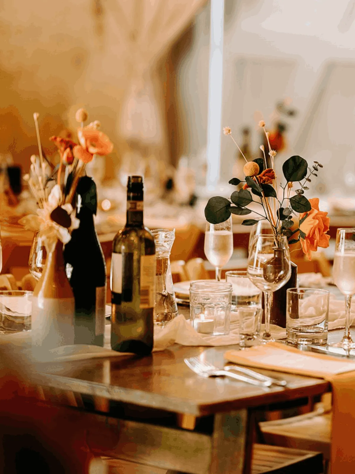 Bud Vases: Stone Bottles