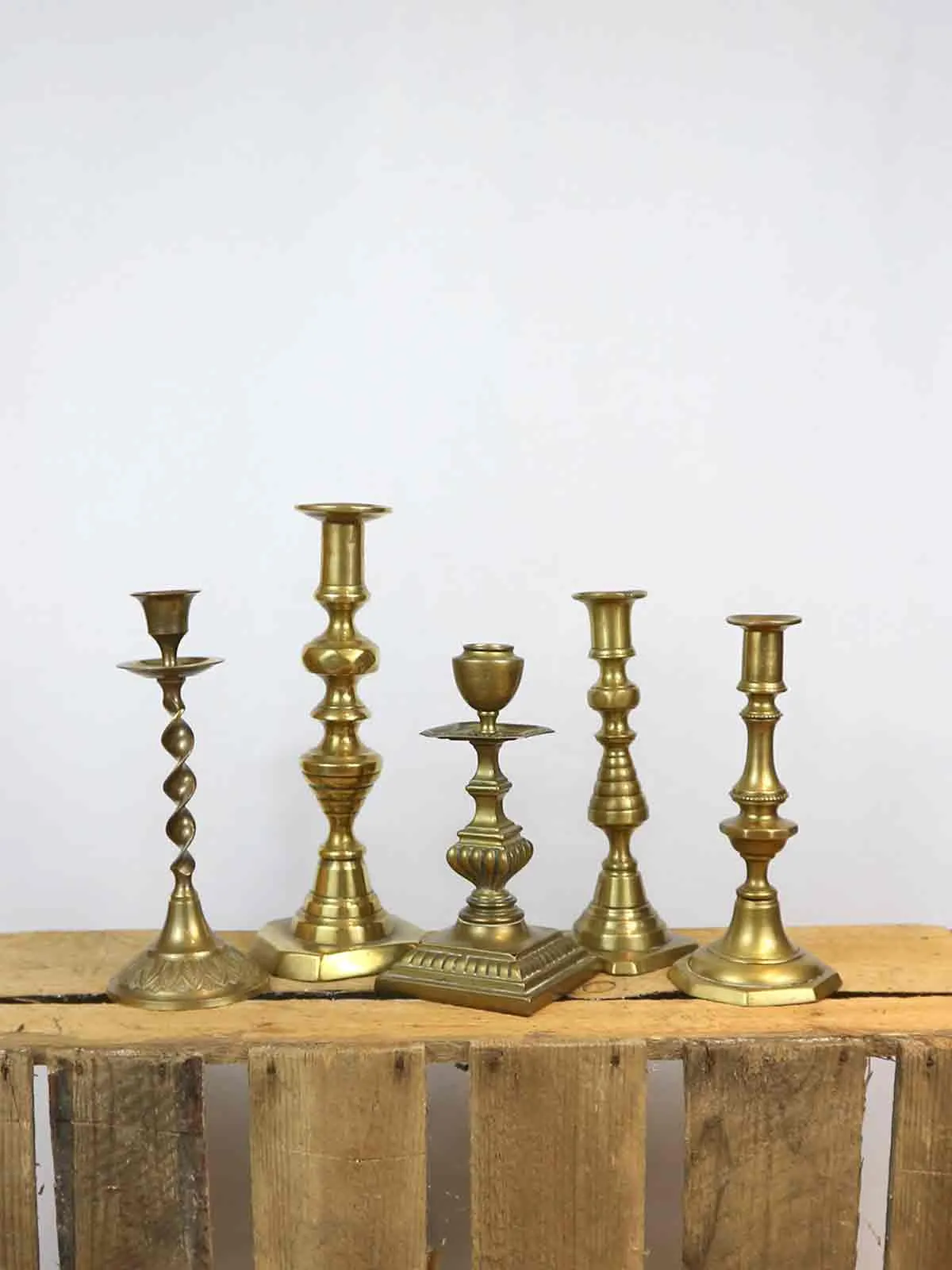Candlesticks: Vintage Brass