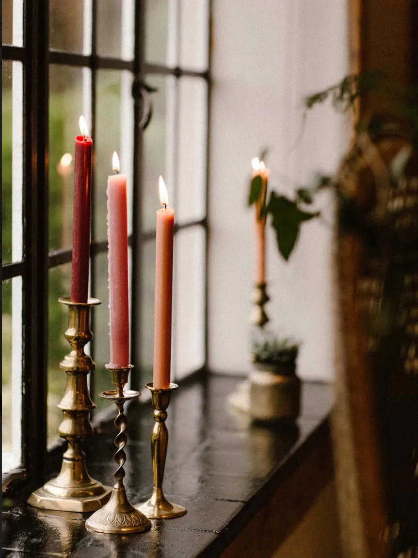 Candlesticks: Vintage Brass