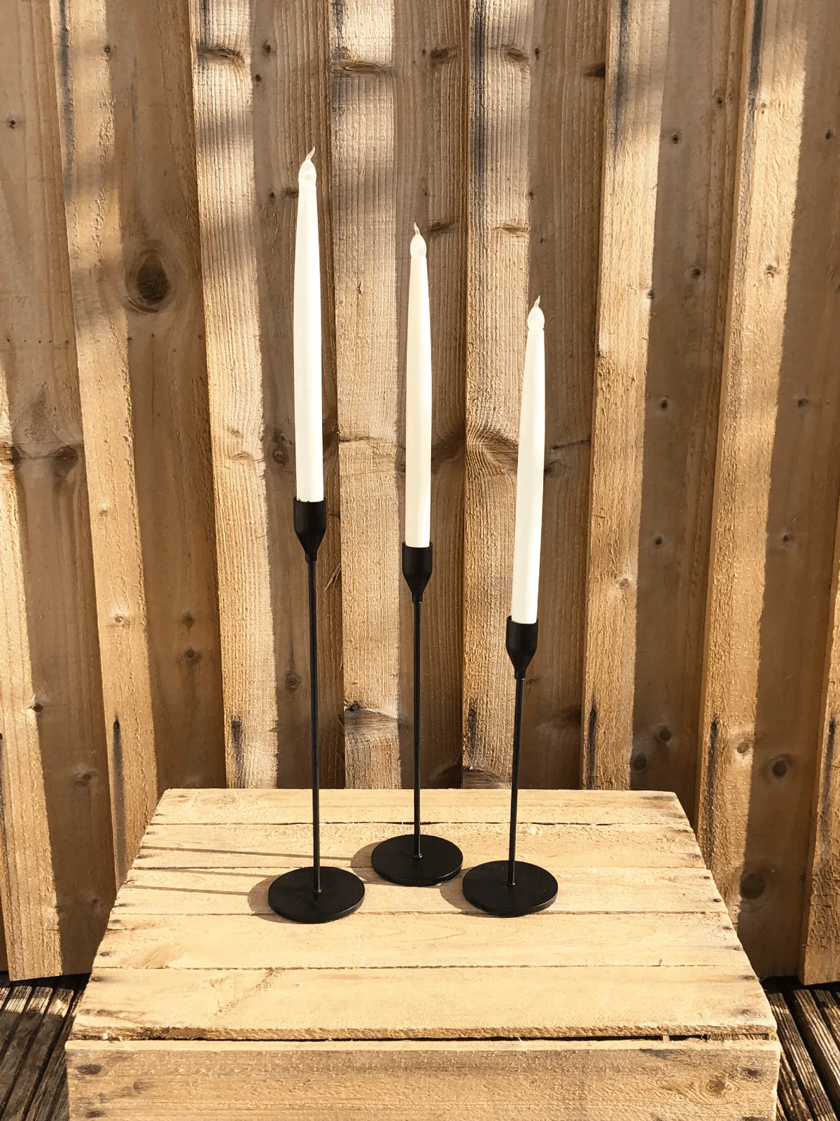 Candlesticks: Black