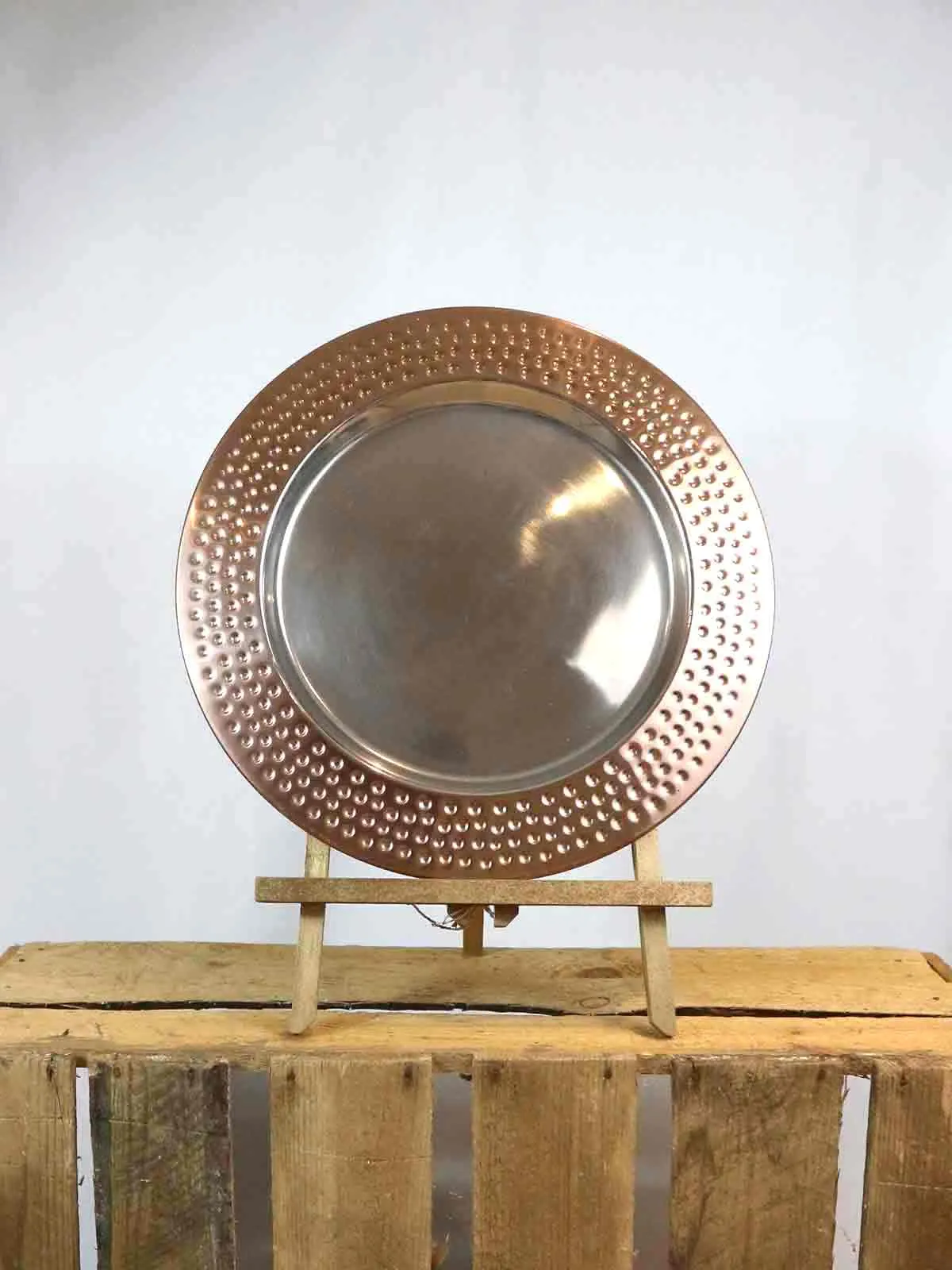 Charger Plates: Copper