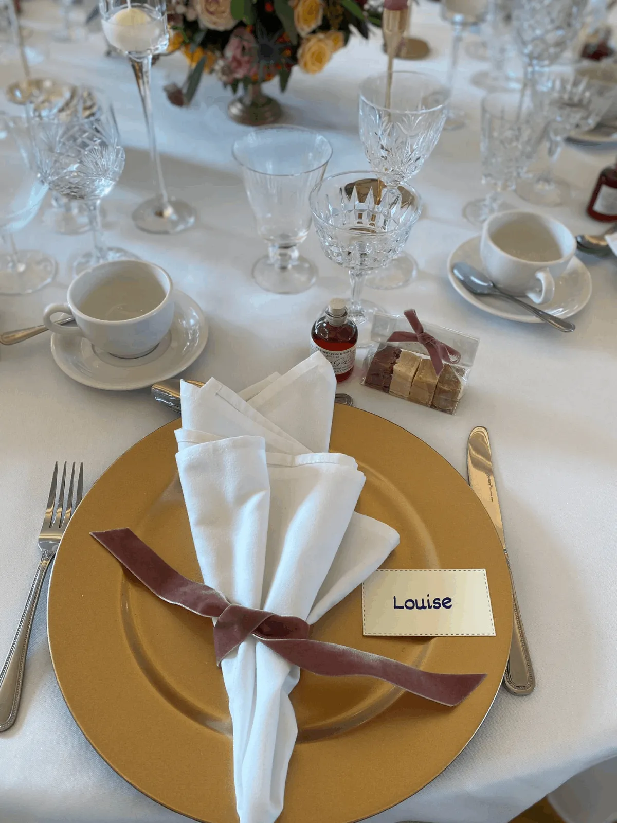 Charger Plates: Gold