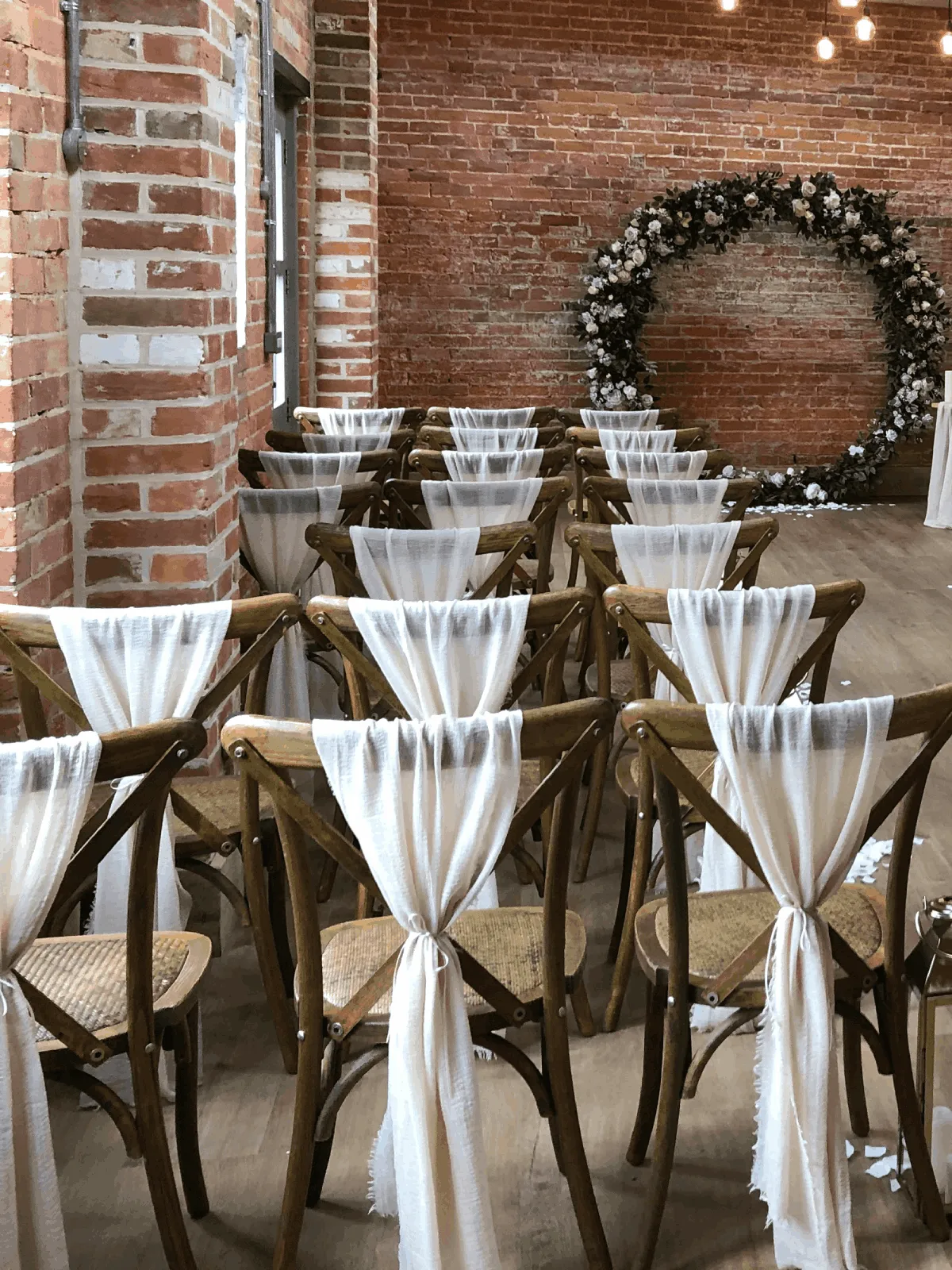 Chair Drapes: Light Beige