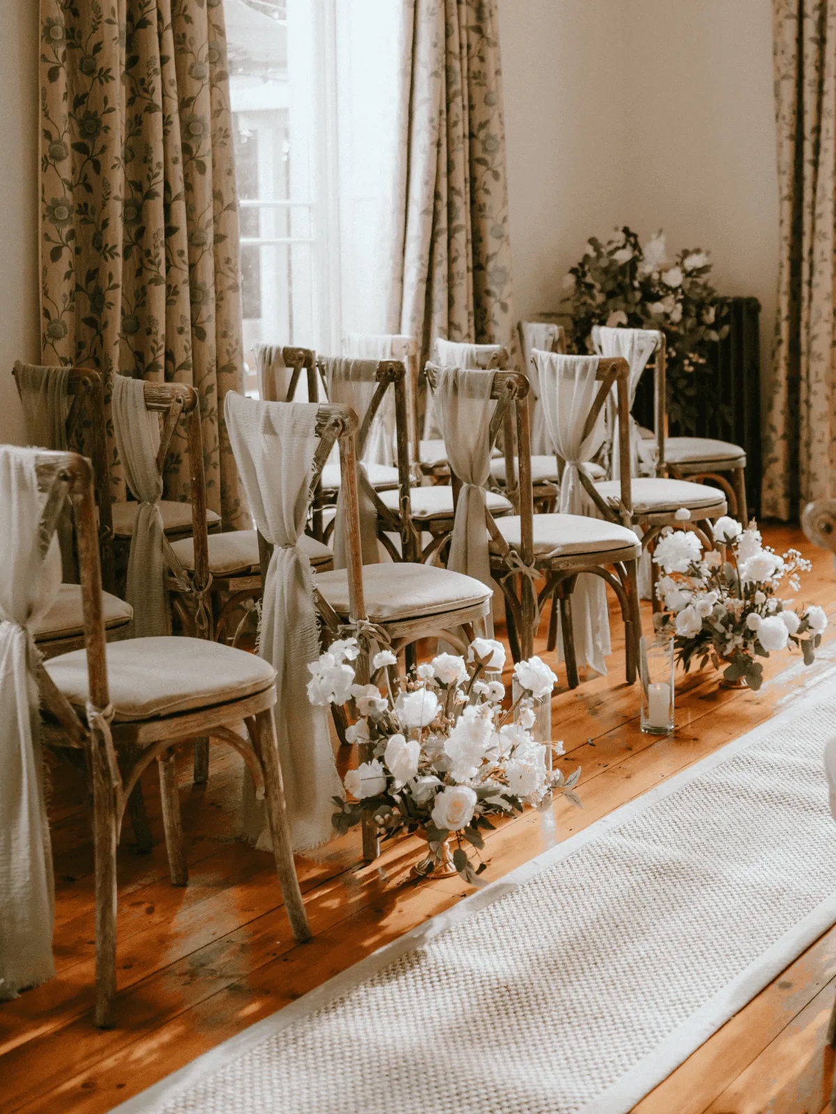 Chair Drapes: Sage Green