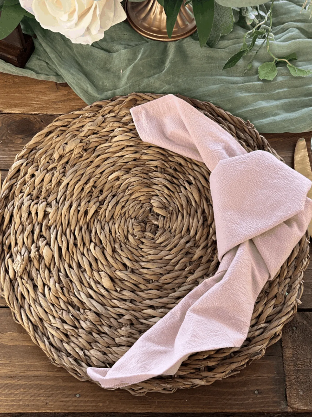 Coloured Napkins: Soft Pink