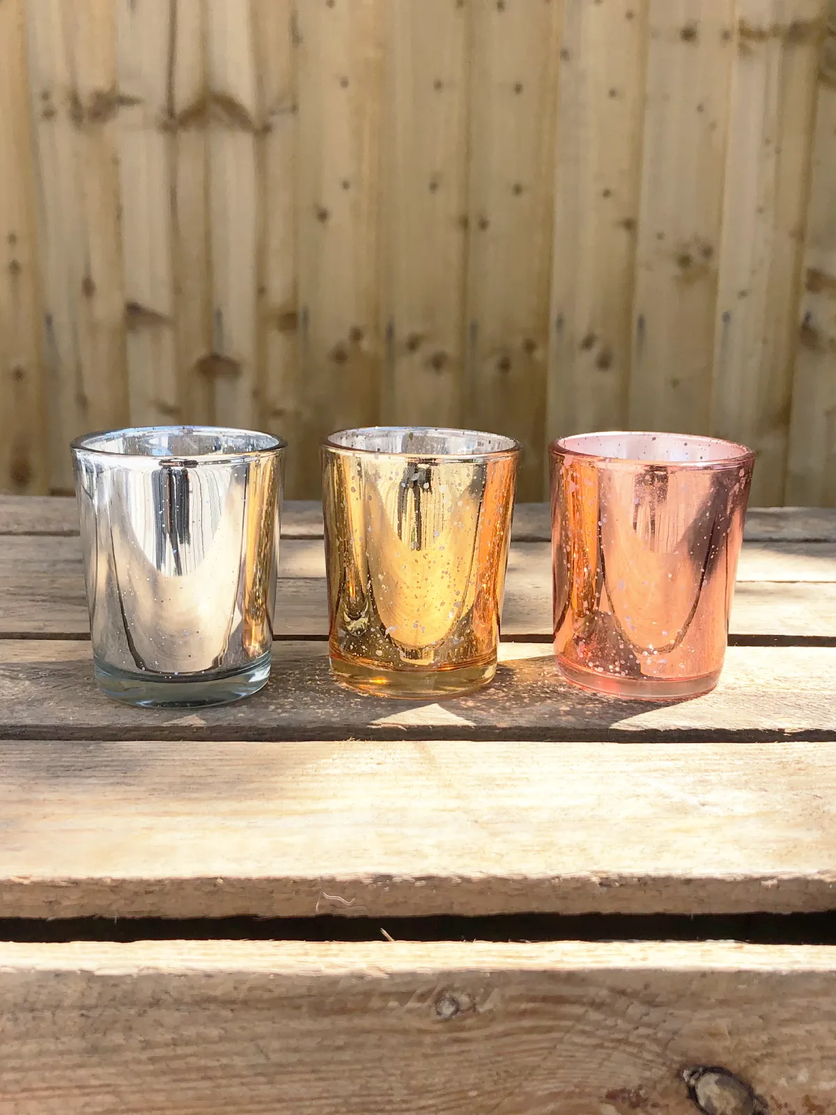 Tea Light Holders: Speckled