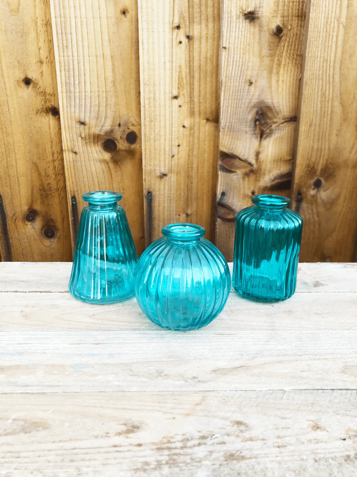 Bud Vases: Turquoise